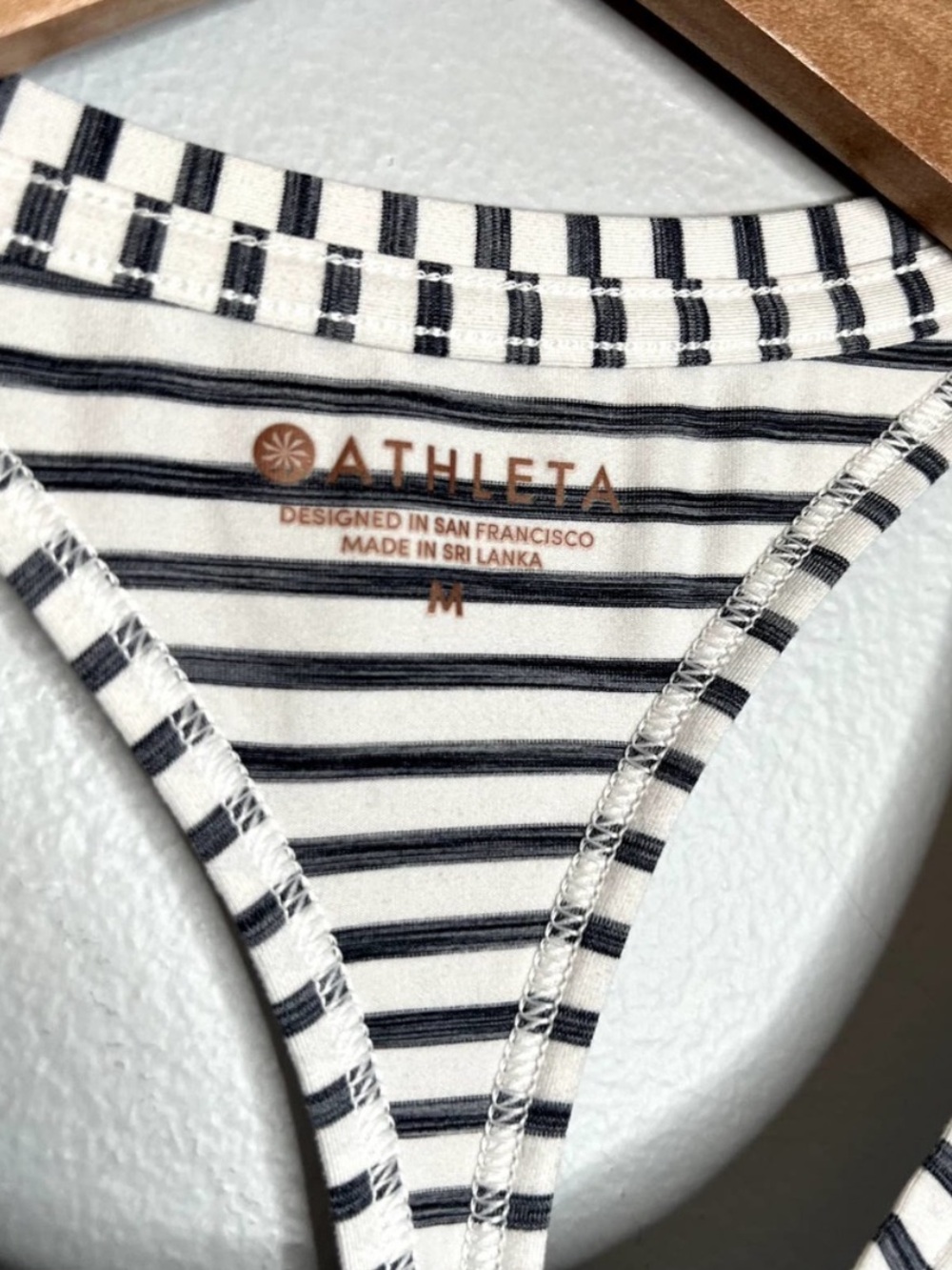 Athleta Racerback Striped Tank - Picture 2 of 5